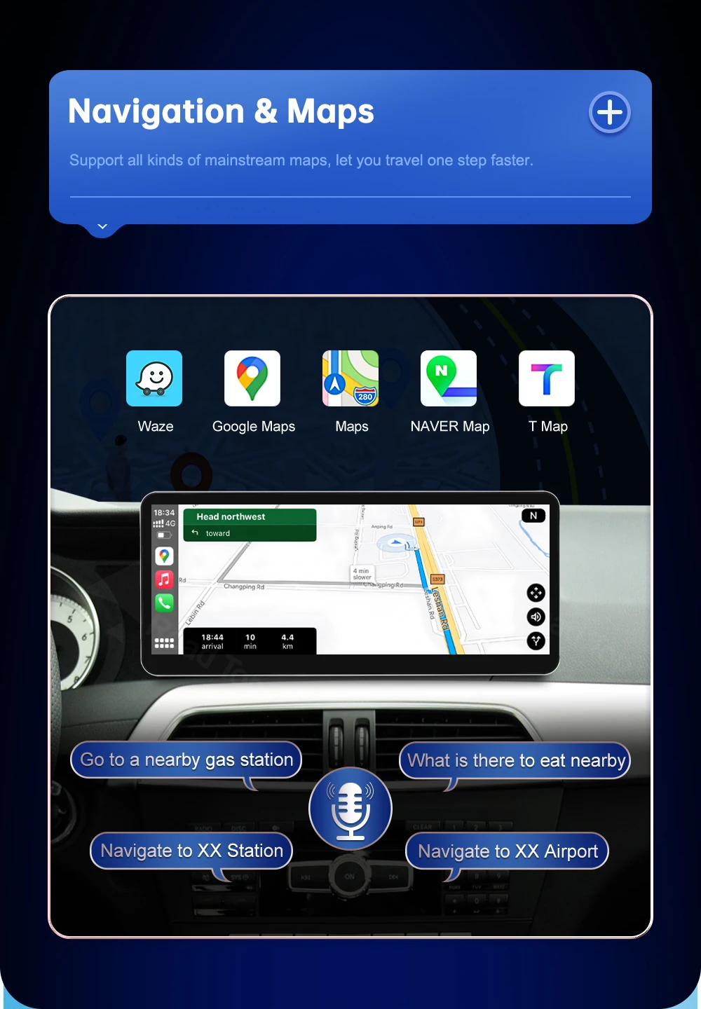 12,3 Zoll Road Top Touch Display Multimedia-Player für Mercedes Benz C-Klasse W204 2011-2012 NTG4.5 GPS Carplay Bildschirm – Detail 13