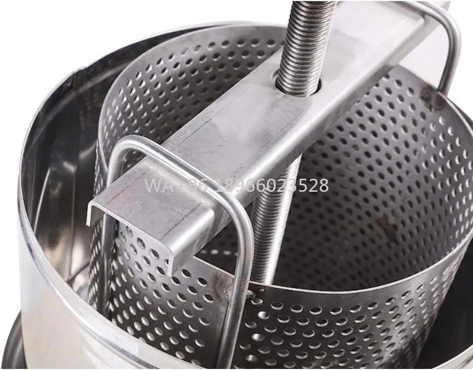 

Honey Extractor Centrifuge New for Farm Use Automatic Stainless Steel Honey Wax Press Manual Filter Beekeeping Tool for