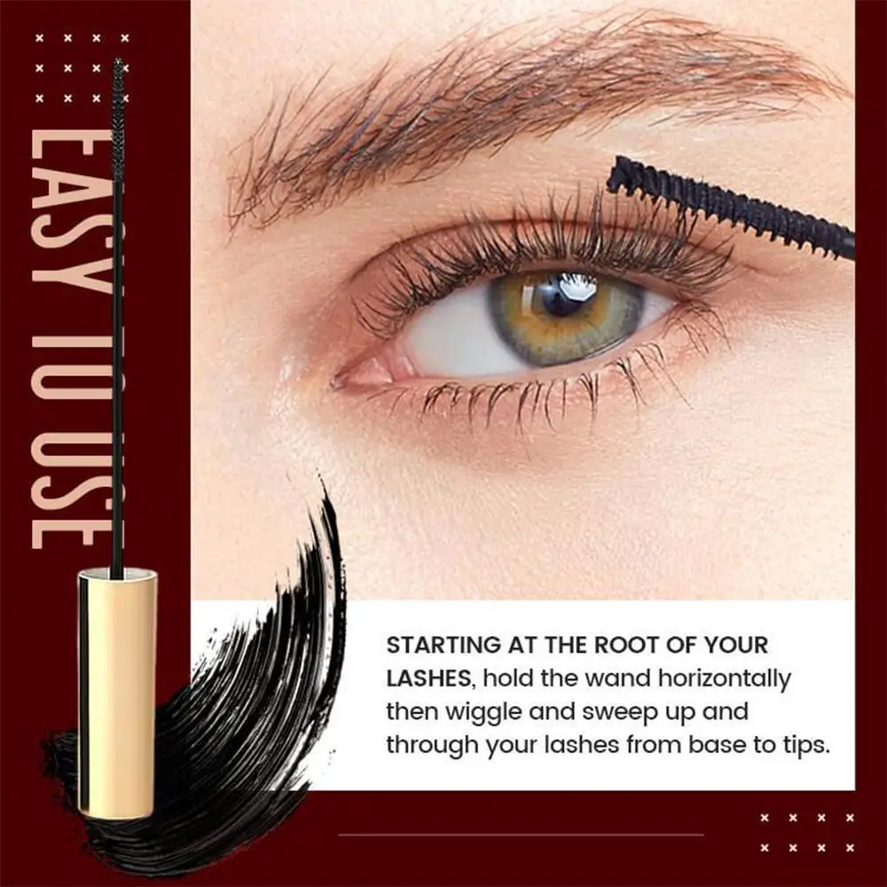 New Volume Silk Fiber Magic Color Mascara Waterproof Skinny