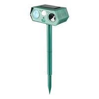 Solar Ultrasonic Animal Repeller Solar Powered Dog Scarer Waterproof Squirrel Drive Device For Farm Garden Ultrasonic Bird