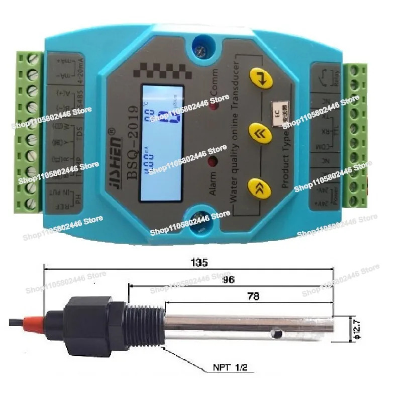 Conductivity Transmitter/BSQ-2019/Conductivity Sensor/4-20ma, RS-485 Output Module