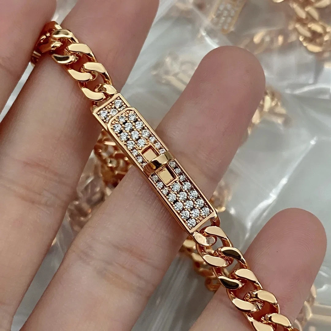 New Trend Hot Brand Anniversary GiftsBracelets For Women Twist Lock Rose Gold Lock Charms Wedding Jewelry Engagement