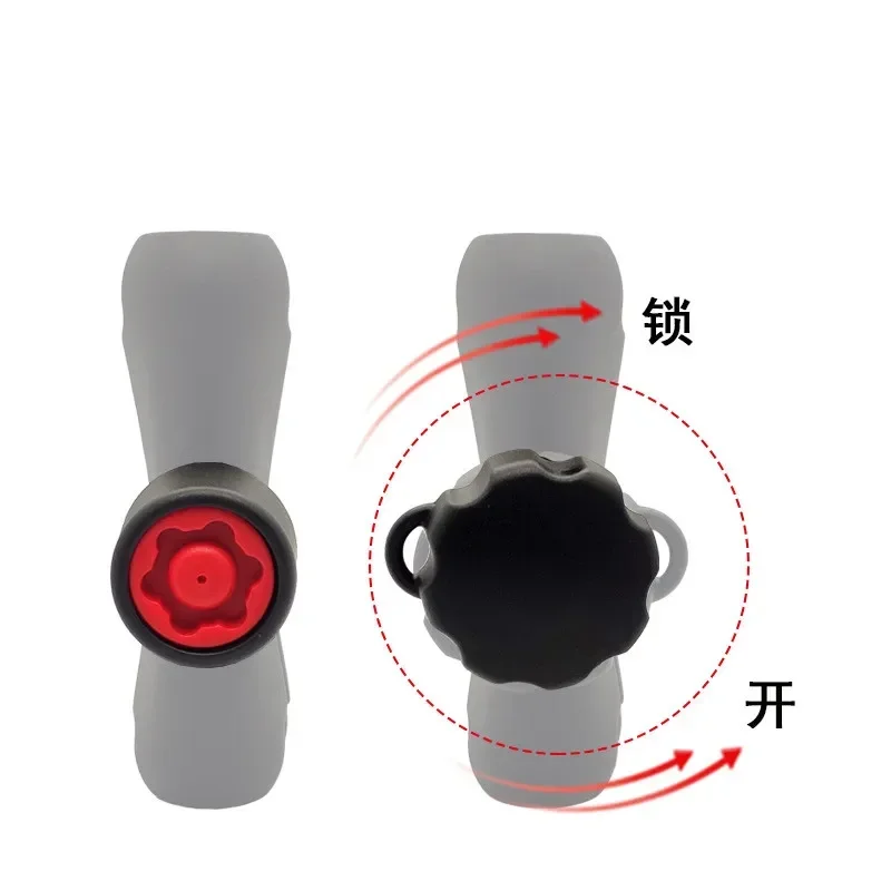 Mixed Combination Anti Theft Pin-Lock Security Knob and Key Knob for 1.5 inch Duoble Socket Arm
