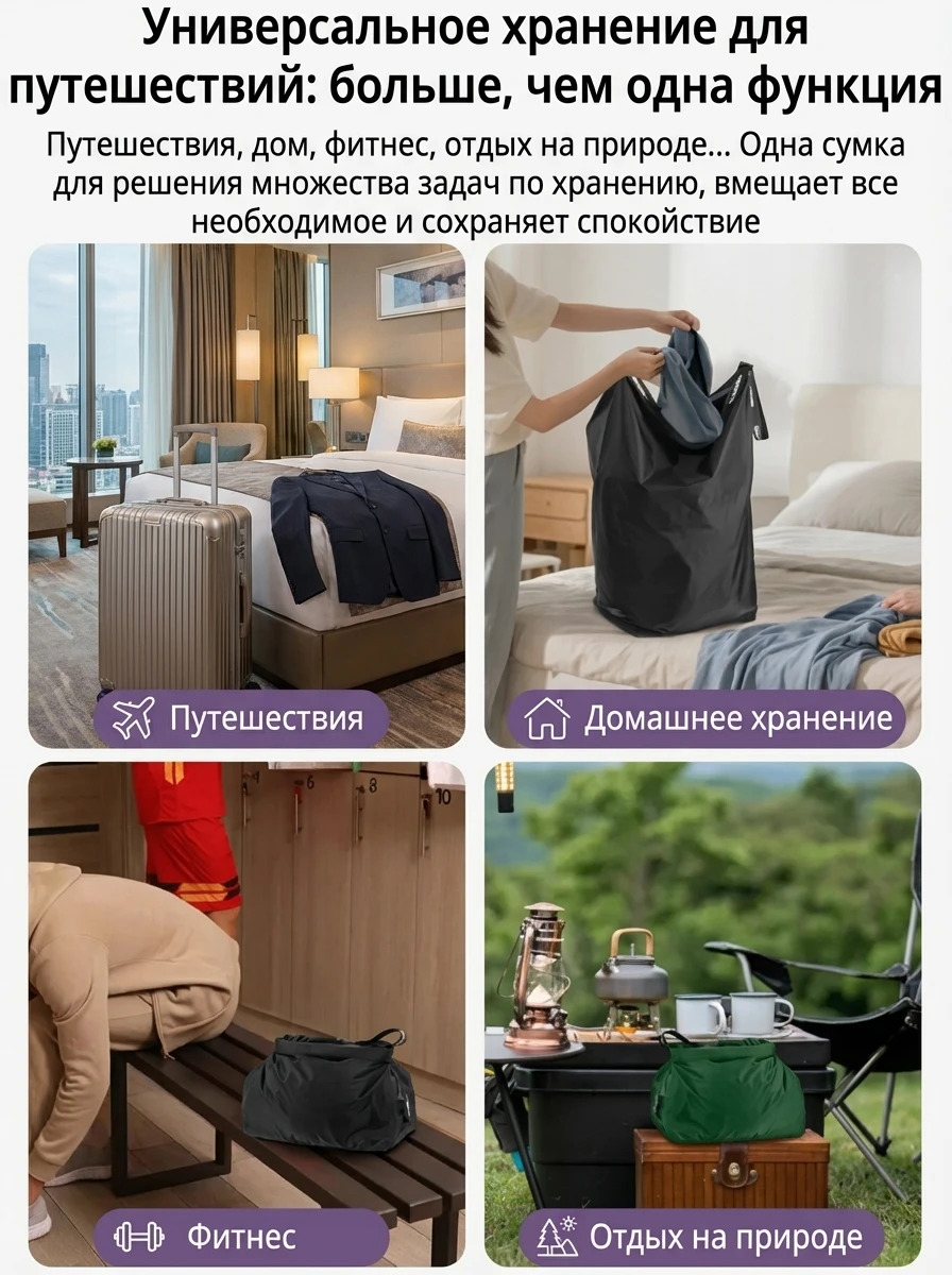 Packwürfel Kompressions-Packwürfel Reisezubehör Reise-Essentials für Flugreisen Vakuum-Kompressionsbeutel Wasserdicht – Detail 9
