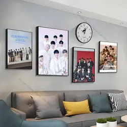 1pc Kpop Boy Group Poster Good Quality Prints And Posters Vintage Room Home Bar Cafe ZB1 ZEROBASEONE Decor Aesthetic Art Wall