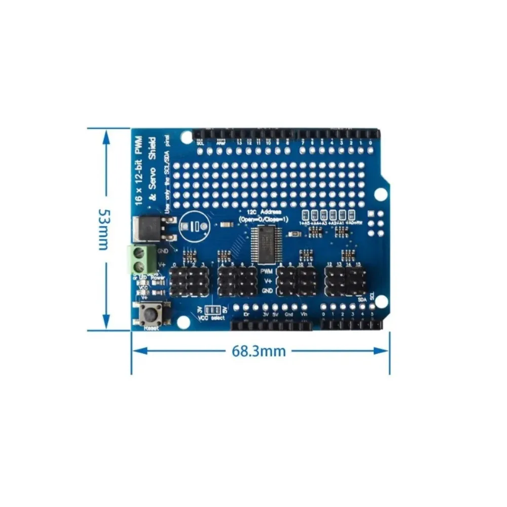 servo shield 16 Channel 12-bit PWM/Servo Driver-I2C interface PCA9685 for arduino or Raspberry shield module