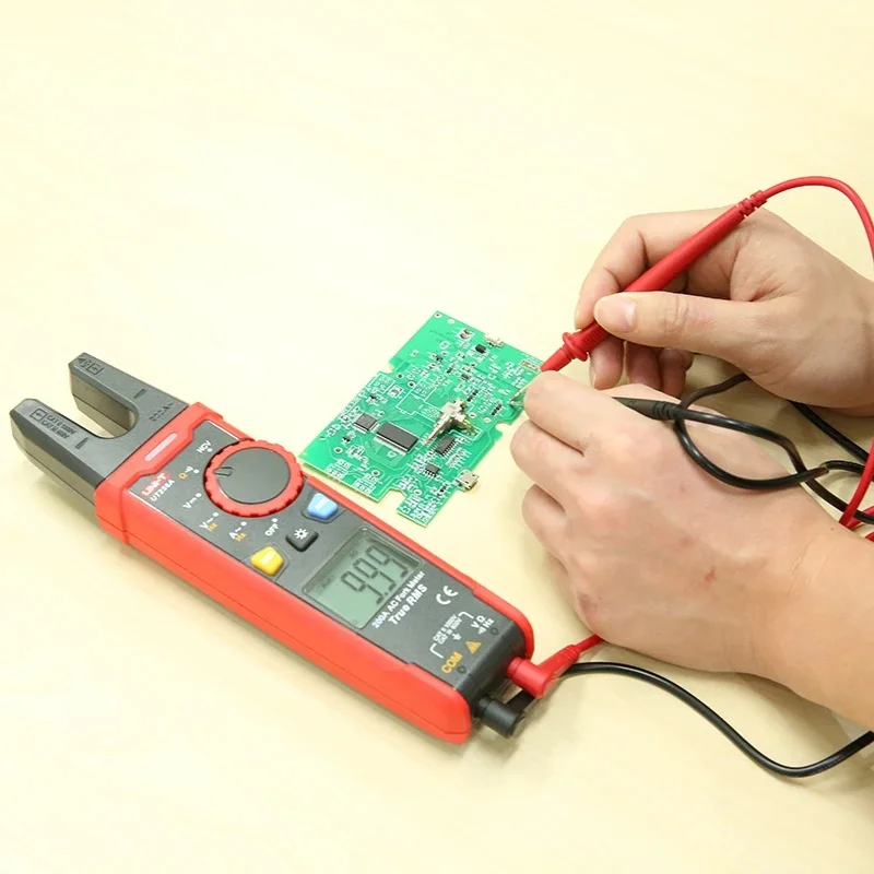 UNI-T Digital Clamp Meter UT256A True RMS Fork Meter AC Current Pliers Ammeter Voltmeter Capacitor Frequency Tester