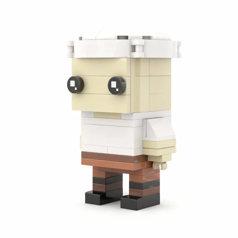 125pcs MOC Tintin The Crab The Golden Claws BrickHeadz Model Building Blocks Education Collection Brick Display 3D Birthday Idea