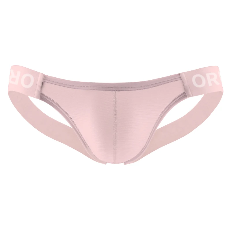

Men's Sexy Underwear with Double Shoulder Straps and Contoured Pouch, Erotic Thong for Adults