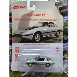 Auto Star Diecast 1/64 Scale 1982 RX-7 Alloy Simulation Car Model Classics Adult Souvenir Gift Static Display