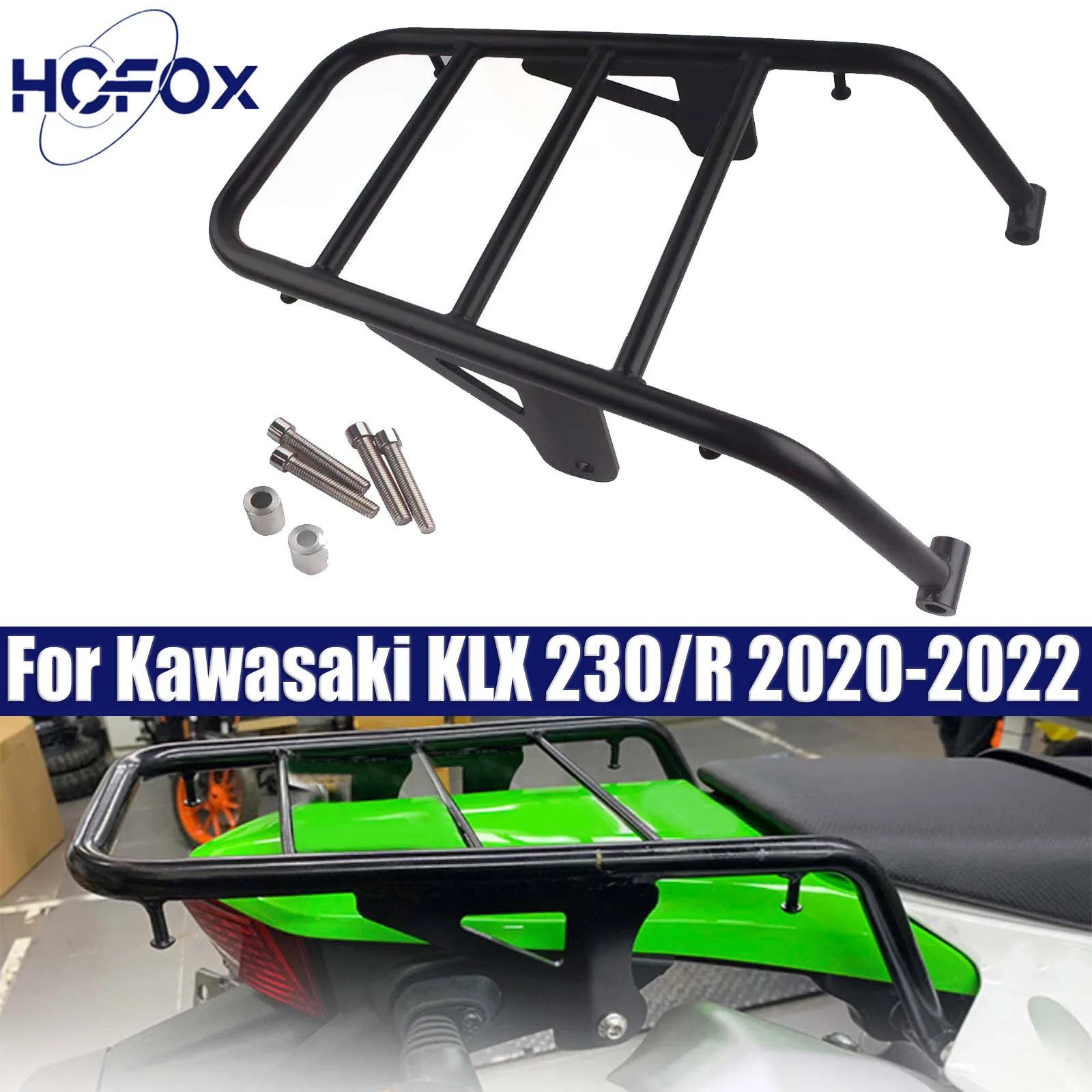 

Luggage Rack Rear Tail Rack Top Box Case Suitcase Carrier Board For Kawasaki KLX 230/R 2020 20212022