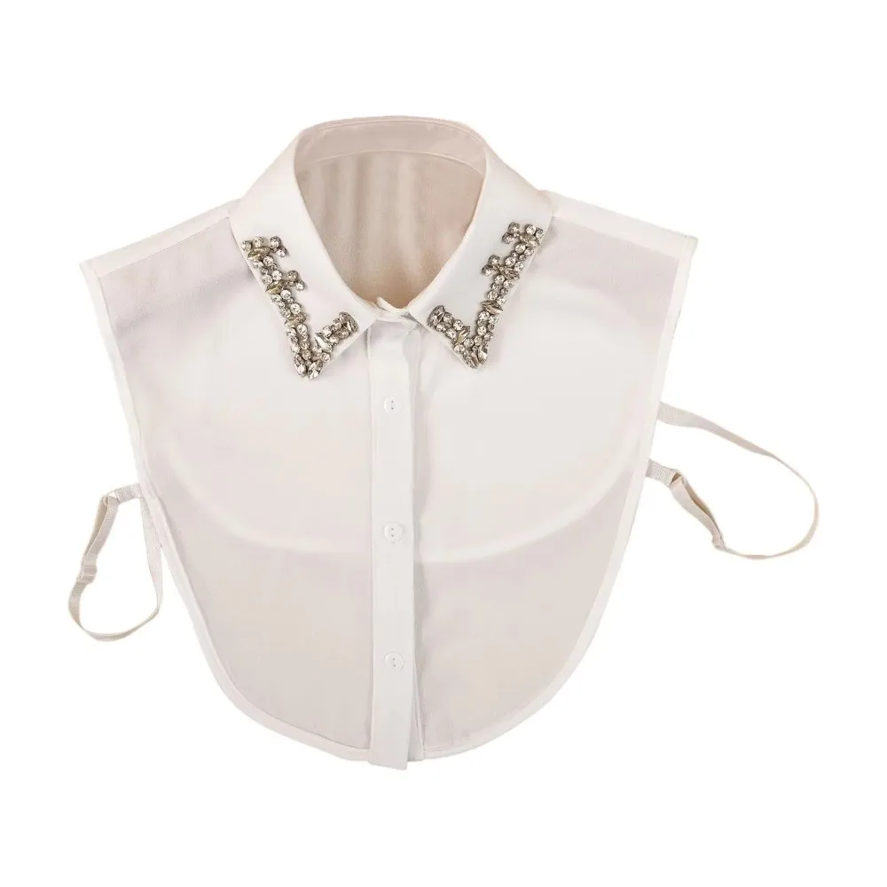 

Vintage Neckwear Ties Shirt Fake Collar Cotton Top Neckwear Lapel Fake Collar Clothing Accessory Detachable Collar Women Fashion