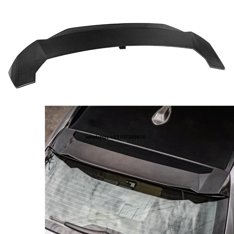 

100% Dry Carbon Fiber SQ Style Rear Roof Diffuser Wing Tail Wing is suitable for the trunk diffuser of M3 G81 Touring 2021+ car.