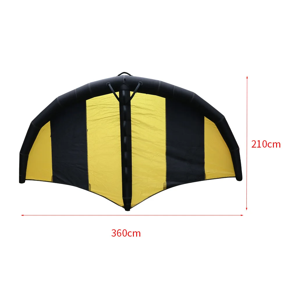 Feuille d'aile gonflable pour cerf-volant, feuille d'aile, kitesurf, hydroptère, sports nautiques, détermination de la qualité, OEM, 4m, 5m, 6m