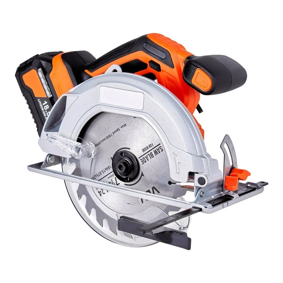 

Cordless Circular Saw, 7-1/4 inch Blade, 5000 RPM Speed, 0-45 Degree Bevel Capability, Brushless Motor, LED Light, Electric
