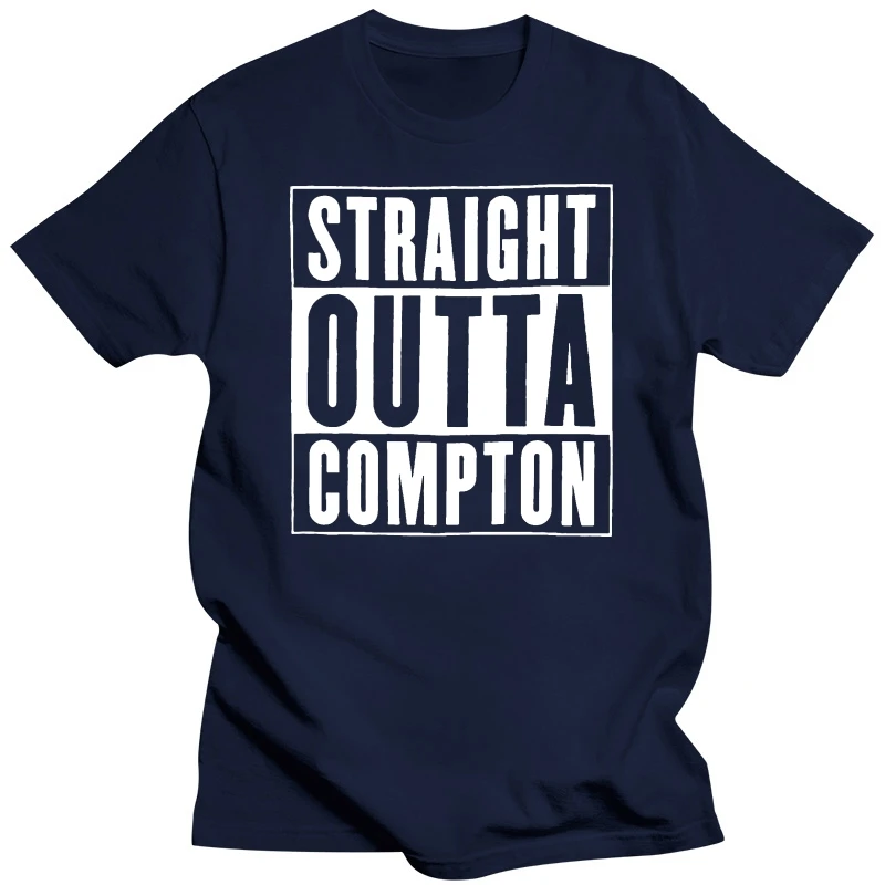 NWA Straight Outta COMPTON T Shirt  N.W.A. Hip Hop Rap Dr. Dre Eazy E DJ Yella MC Ren Tee euro sizeS-XXXL