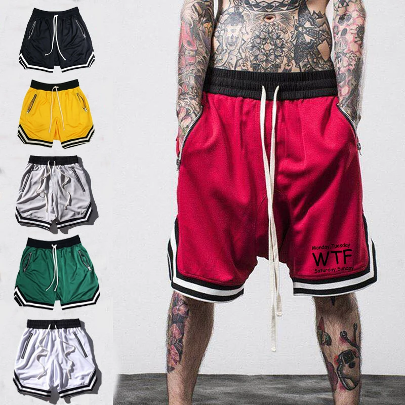 Gym Shorts Men Mesh Running Shorts Men Quick Dry Loose Sport Basketball Training Shorts Male Sportswear Summer Men Shorts