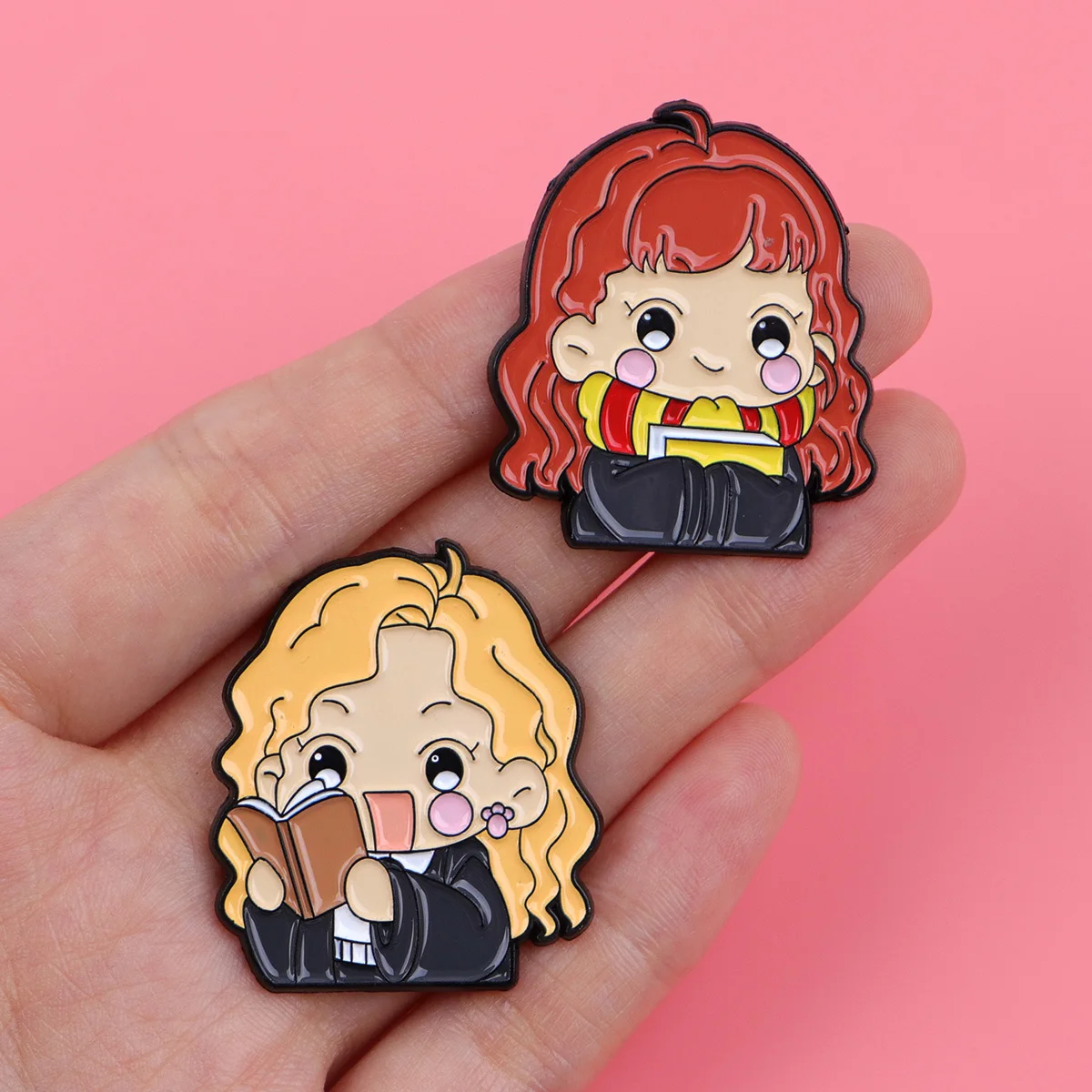 الخيال ماجيك مدرسة المينا دبوس باطني الحيوان دبابيس على الملابس شارة حقيبة الملابس التلبيب زي مجوهرات هدايا للأطفال