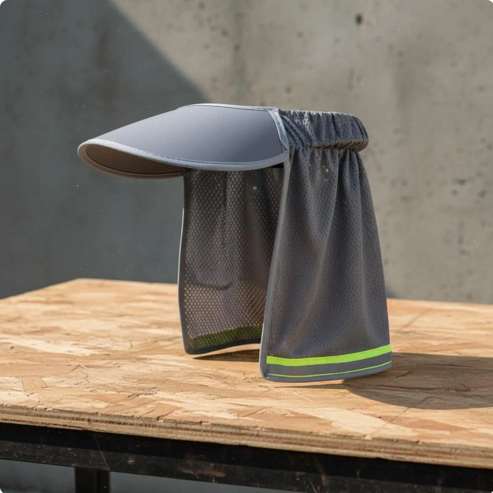 Sun Protection Visor High Visibility Reflective Helmet Shade Breathable Mesh Shield for Outdoor Hard Hat Work