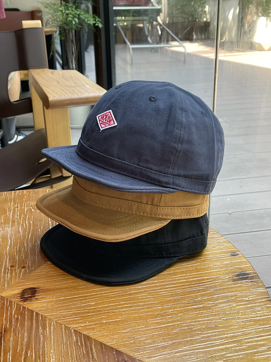 Short Brim Baseball Cap New Couple Soft Top Street Dance Duckbill Cap for Men