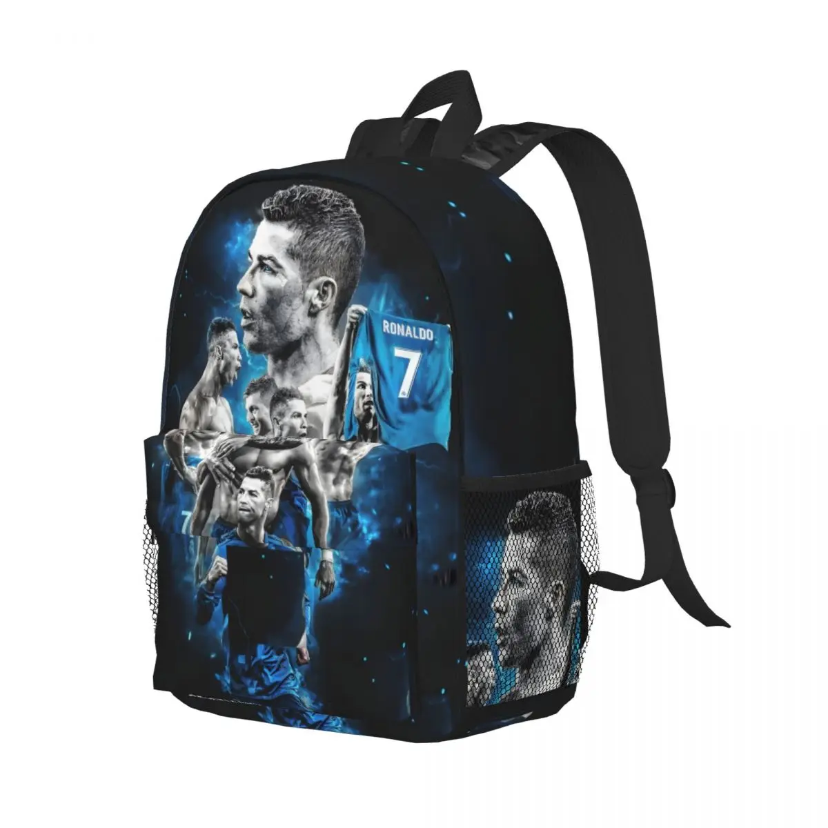 CR7 Printed Lightweight Casual Schoolbag For School, Outdoor, Shopping, Office 15inch