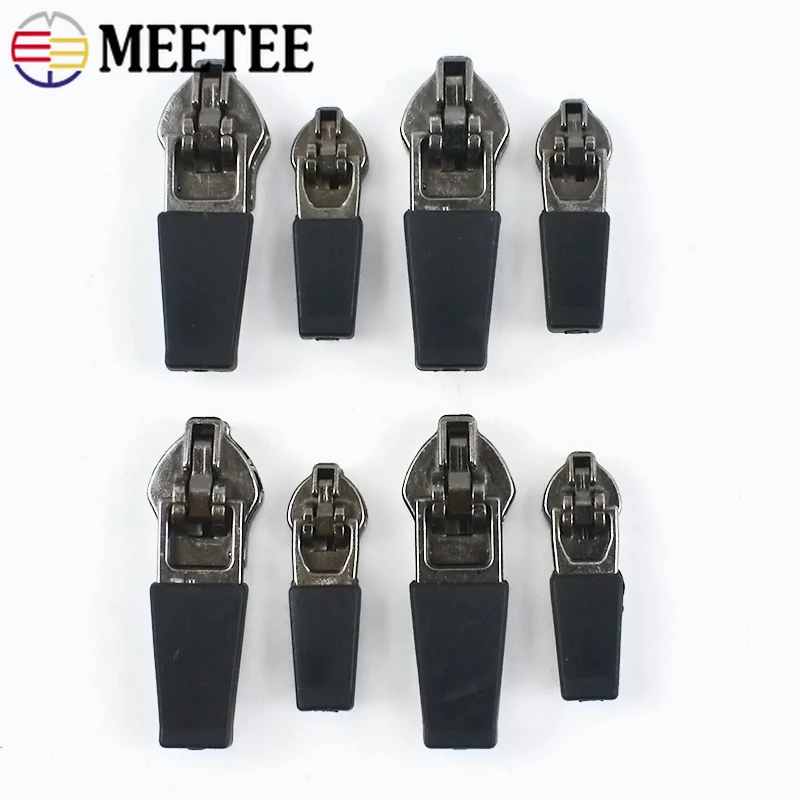 5-50Pc 3# 5# Reverse Waterproof Zipper Sliders for Nylon Zippers Bag Coat Zip Pull Jacket Pants Zips Heads DIY Sewing Accessory