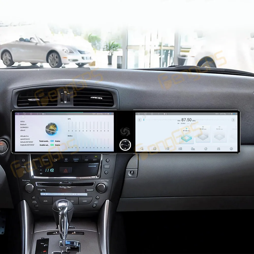 24.6 Inch Screen Car Radio For Lexus IS250 2006-2010 Android Auto GPS Navigation Multimedia Video Stereo Receiver Head Unit