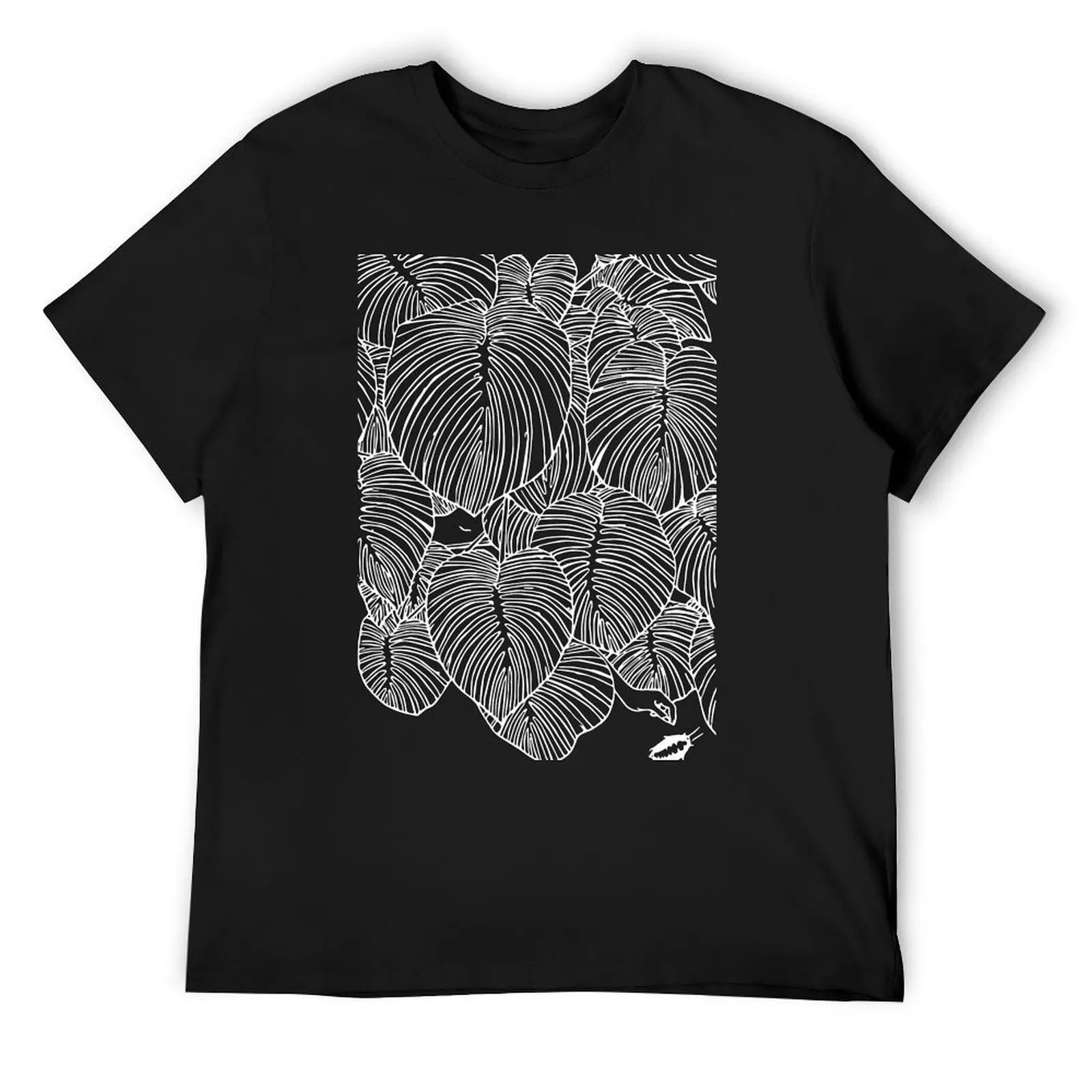 Weirdo in leaves. T-Shirt plus size clothes vintage graphic tee graphic shirts designer t shirt men