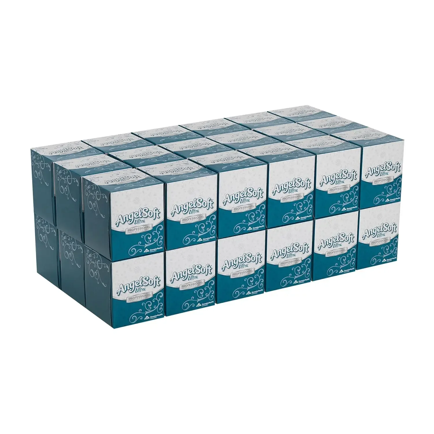 GEORGIA-PACIFIC Angel Soft Ultra Professional Series Premium 2-Ply Facial Tissue by GP PRO (Georgia-Pacific), Cube Box, 46560