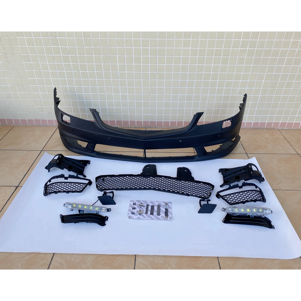

2218804540 Автозапчасти Bodykit, передний бампер с решеткой, противотуманная фара для Mercedes-Benz S-класса W221 2005-2013, обновление до S65 AMG