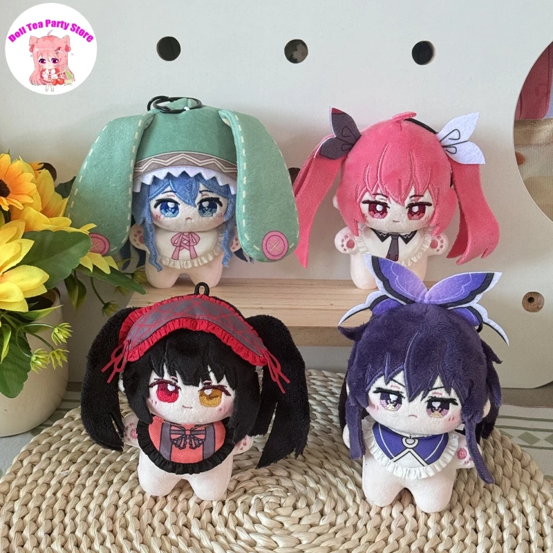 

Anime DATE A LIVE Himekawa Yoshino Yatogami Tohka Tokisaki Kurumi 10CM Starfish Body Plush Doll Pendant Toys Cosplay Dango Gift