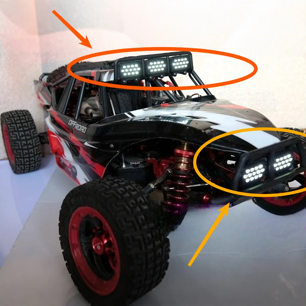 1/5 Remote Control Model Headlight Set for FID VOLTZ Warhammer Headlight Set FID VOLTZ Modification and Upgrade Parts