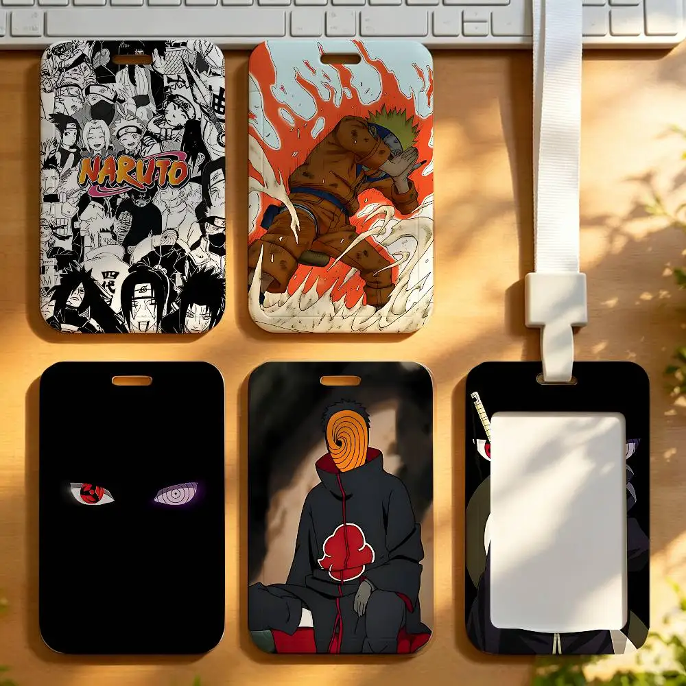 Classic Anime-N-naruto-S Cool NFC Contactless Sliding Card Sleeve For Student Cards, Bus Cards, ID Cards, And Work Permits