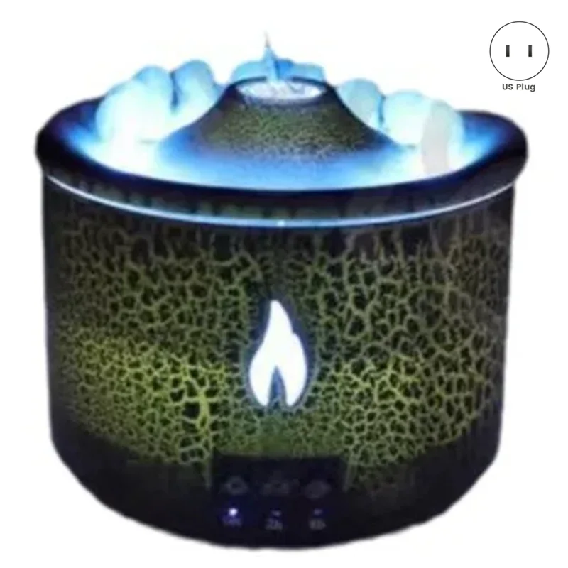 A006-اللهب المليء بالشقوق بركان صغير آلة العطر المنزلية البخاخ مزيل الروائح الكريهة الصامتة