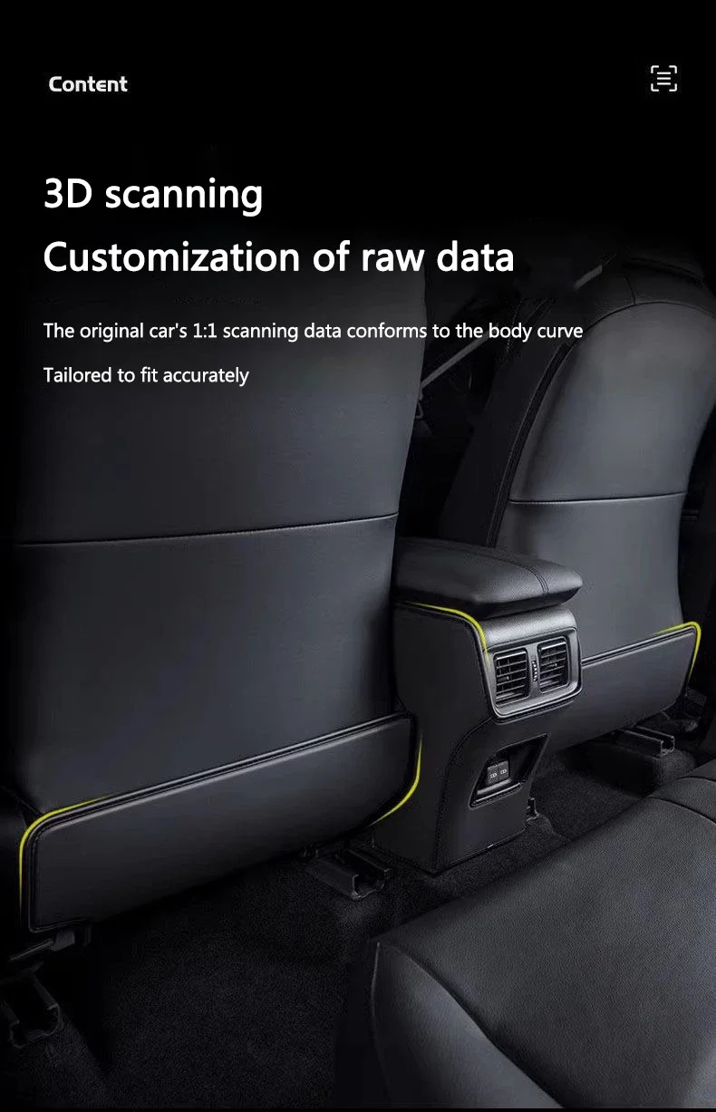 Für Toyota GR Sport Gazoo Racing RAV4 C-HR Mirai Copen Hilux Corolla Cross Autositz-Rückenschutz Anti-Kick-Pads Matten Zubehör – Detail 9