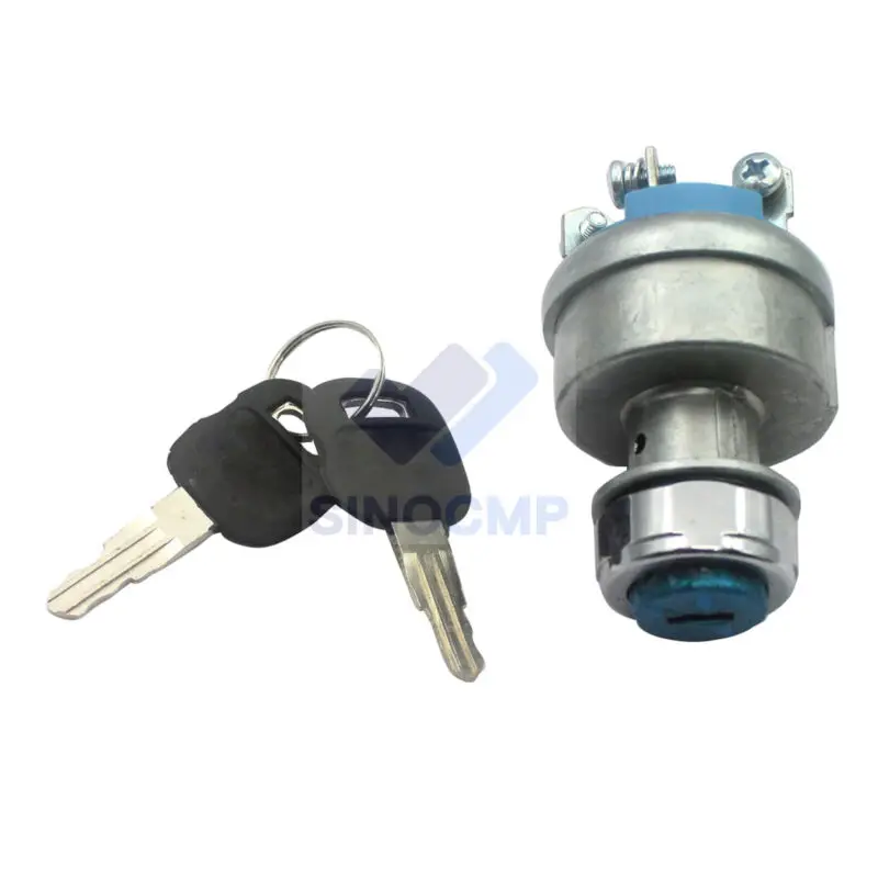 

1PC 9G-7641 9G7641 Ignition Switch with 2 keys for Caterpillar 120G, 120H, 120H ES, 120H NA, 12G, 12H Heavy Equipment Parts