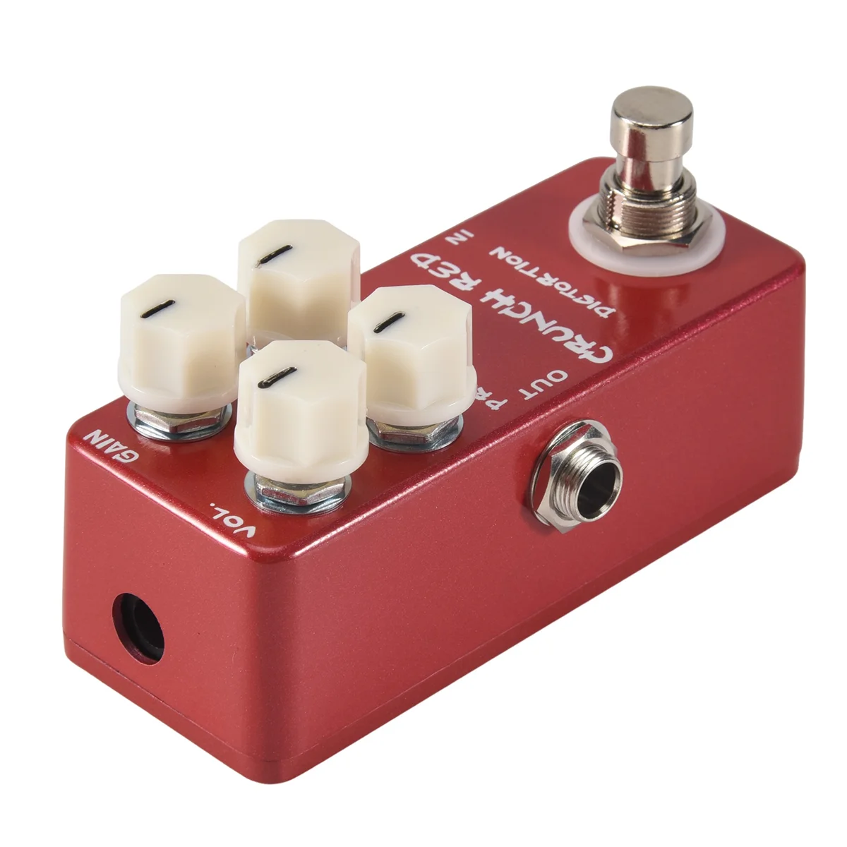 

T34C Mini Guitar Effect Pedal Mini Crunch Red Distortion Guitar Pedal True Bypass Full Metal Shell