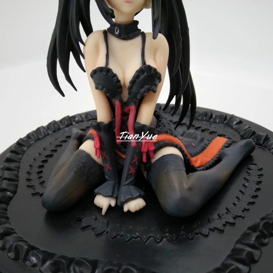 Anime DATE A LIVE Tokisaki Kurumi Nightmare Sitting ver. Girls PVC Action Figures Toys 10cm