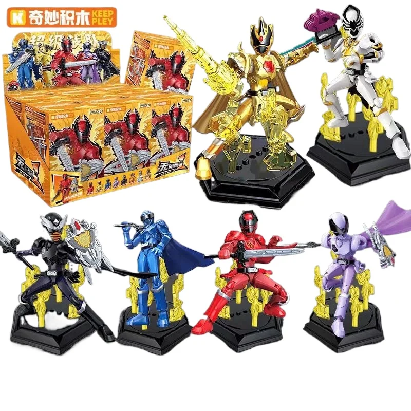 

Keeppley Super Team Infinite Edition Series 1 Movable Building Blocks Action Figure Blind Box Toy for Boys Birthday Gift