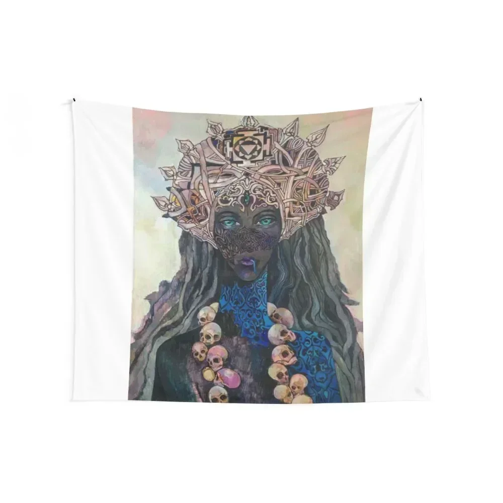 The Goddess Maha Kali Ma Tapestry Custom Decorations For Room Tapestry