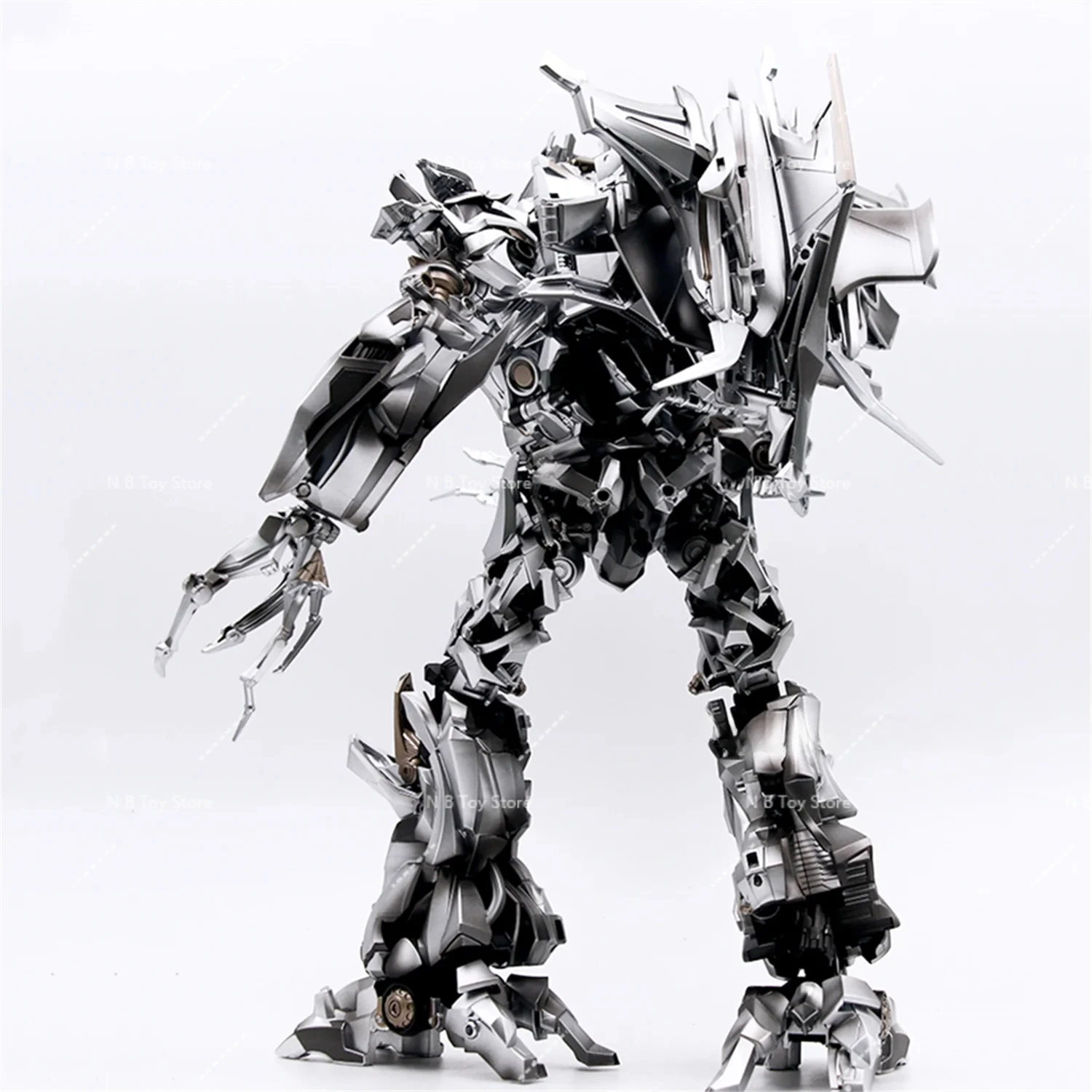 【متوفر 2.0】تحول AOYI BMB LS-12 LS12 2.0 MG Tank Megatank ألعاب روبوتية معدنية عمل الشكل