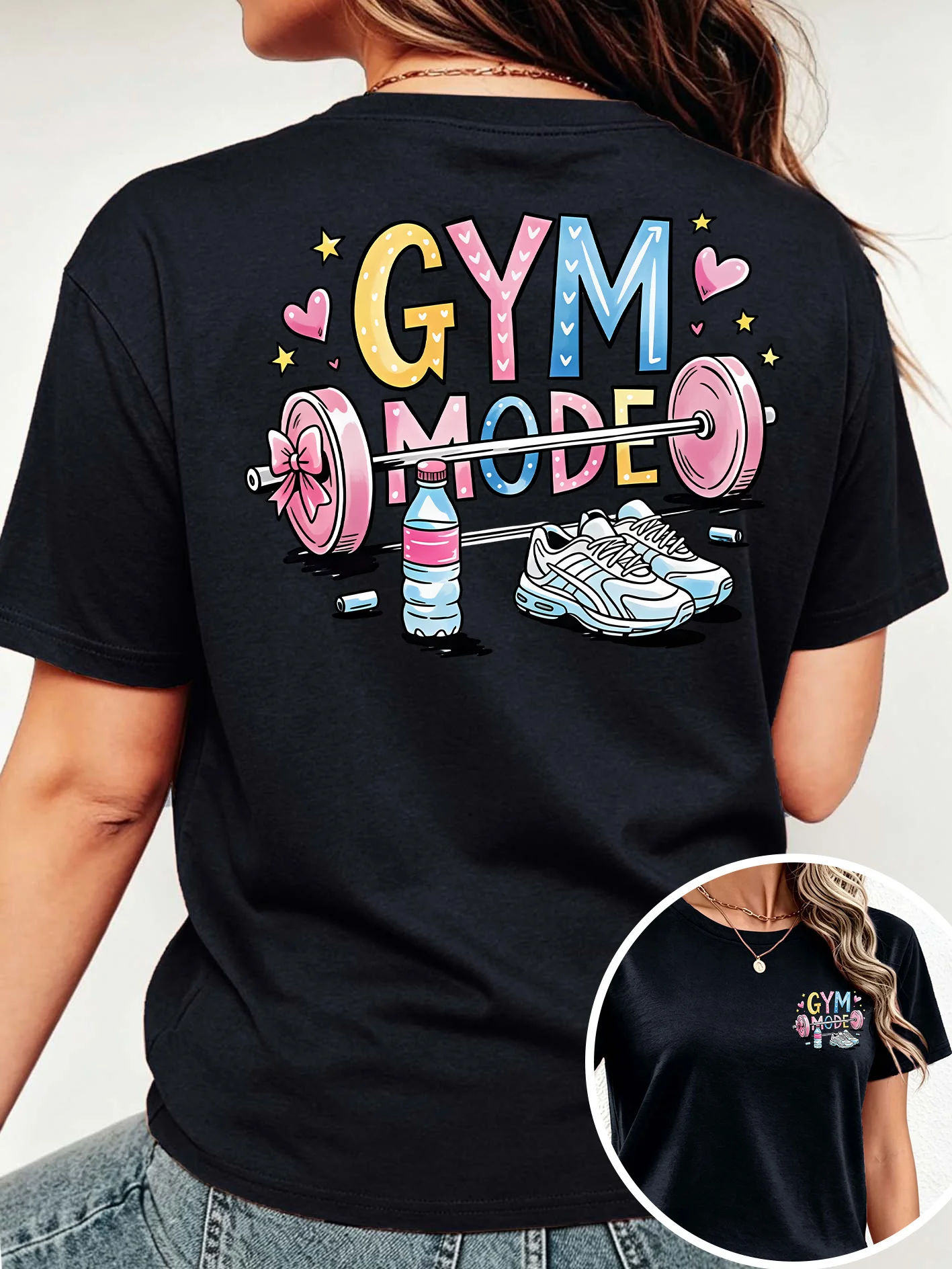 Barbell Fitness Gear GYM T-Shirt Summer Men's Tracksuit Short Sleeve Pullover Breathable Sportswear Harajuku Fashion Streetwear