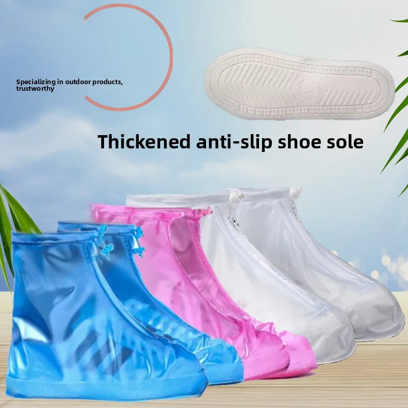 

PVC Waterproof Rain Shoe Covers, Thickened Durable Portable for Adults & Kids, Unisex Travel Outdoor, Wholesale FMCG.
