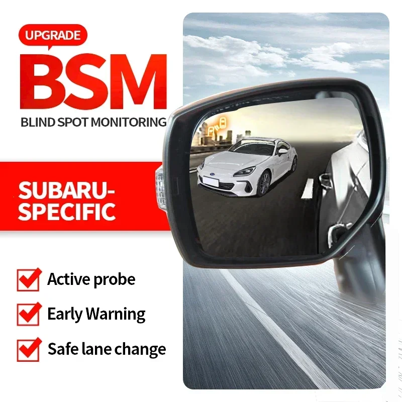 For Subaru Forester 77Ghz 24Ghz Wave Radar BSA BSM Blind Spot Monitoring System Change Lane Blind Spot Detection Assistant