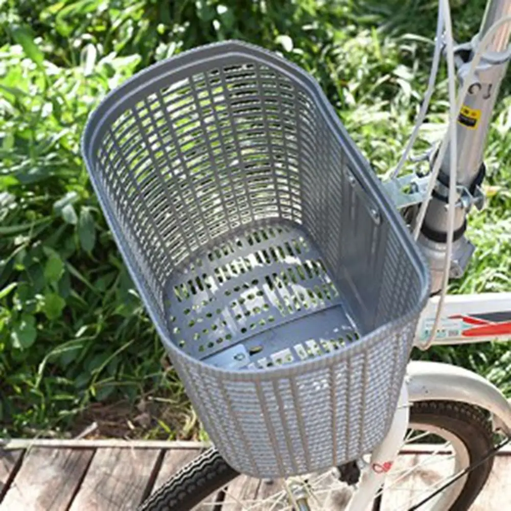 New Plastic&Steel Electric Bike Basket D-shaped 10 Styles Plastic&Steel Basket Scooter Front Holder Cycling Accessories