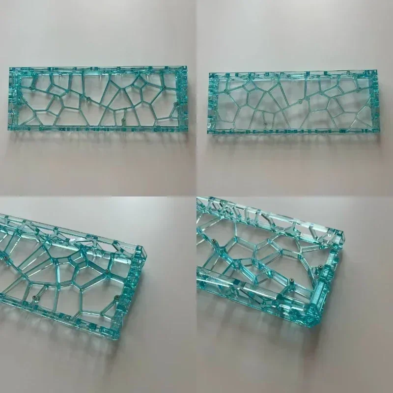 GH60 Toetsenbord Case Hoge Hardheid Holle Transparante Out PC Shell voor Holy60/MAD60/Wooting60/win60 Aangepaste Toetsenbord Shell PC Geschenken