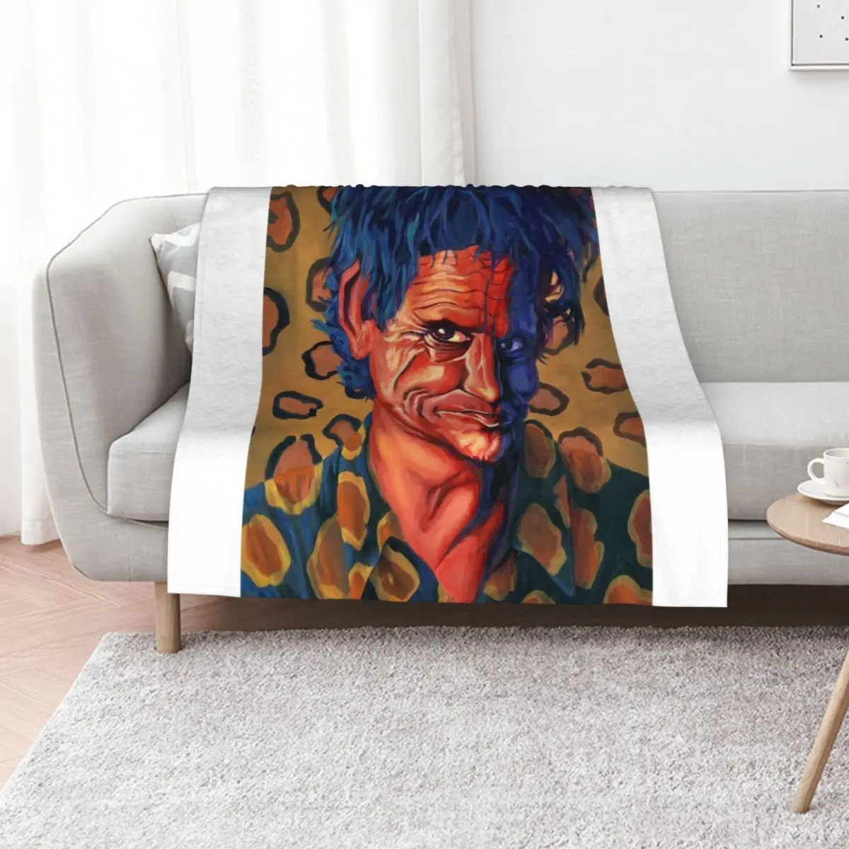 Keith Richards Throw Blanket Single Blankets For Sofas Decorative Beds Furrys Flannel Tourist Blankets