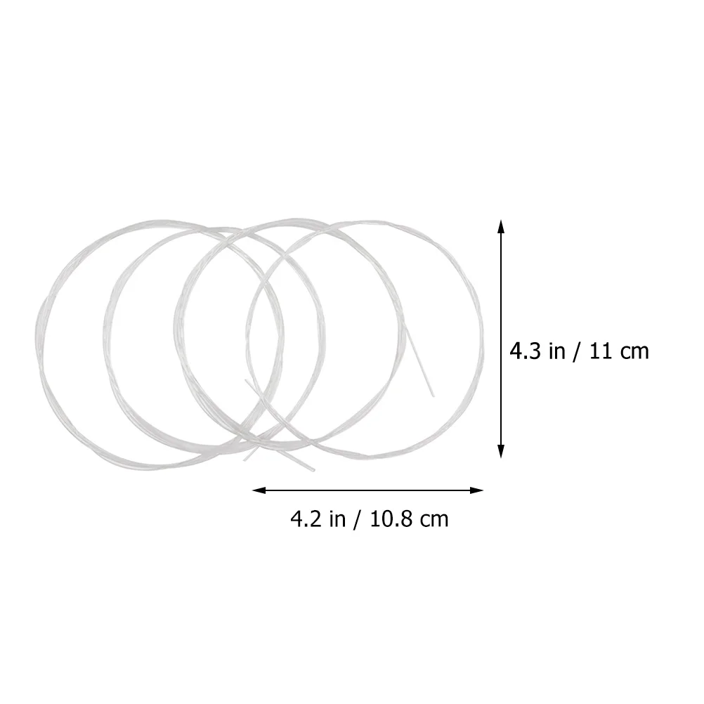 4 шт. Irin прозрачные нейлоновые струны, часть укулеле, аксессуары, аксессуары, музыкальный провод, замена миниатюрных