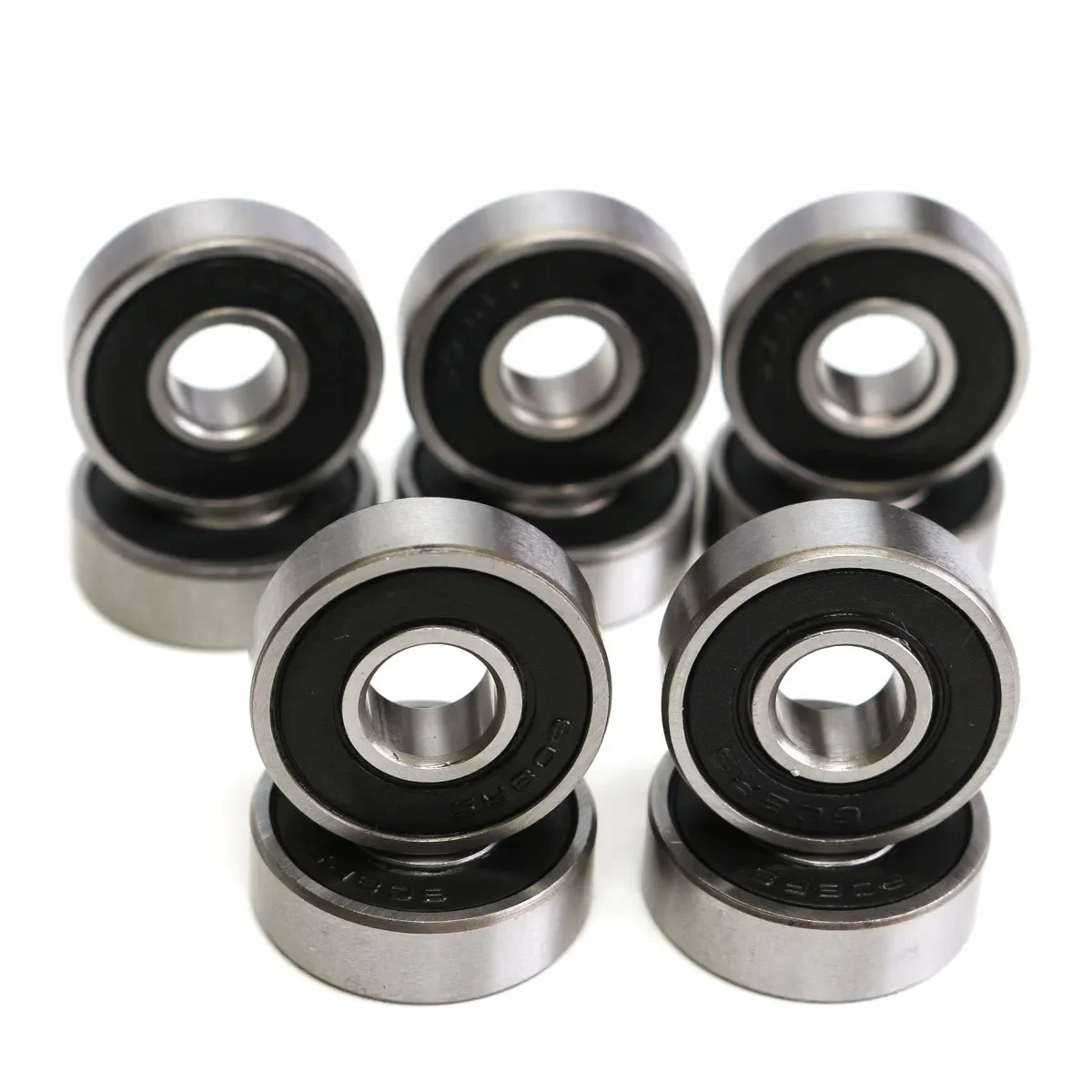 10Pcs 608RS Bearing ABEC-5 Skateboard Scooter 8x22x7 mm Miniature Ball Bearings 608 2RS