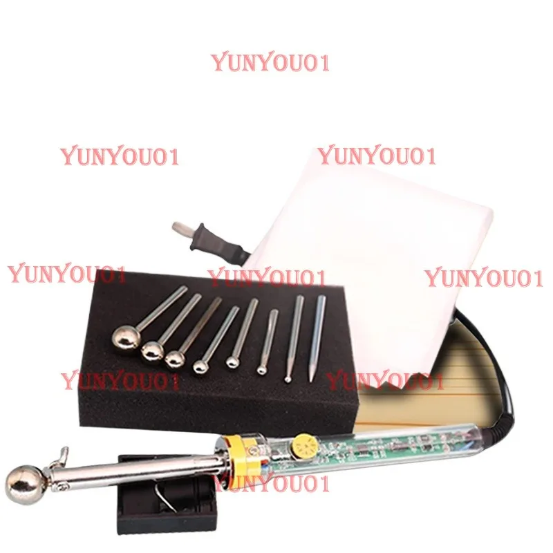 Fabric Flower Ironing Machine Soldering Iron Flower Making Tool Double-layer Inner Pyrographic Device Ironing Tools Set